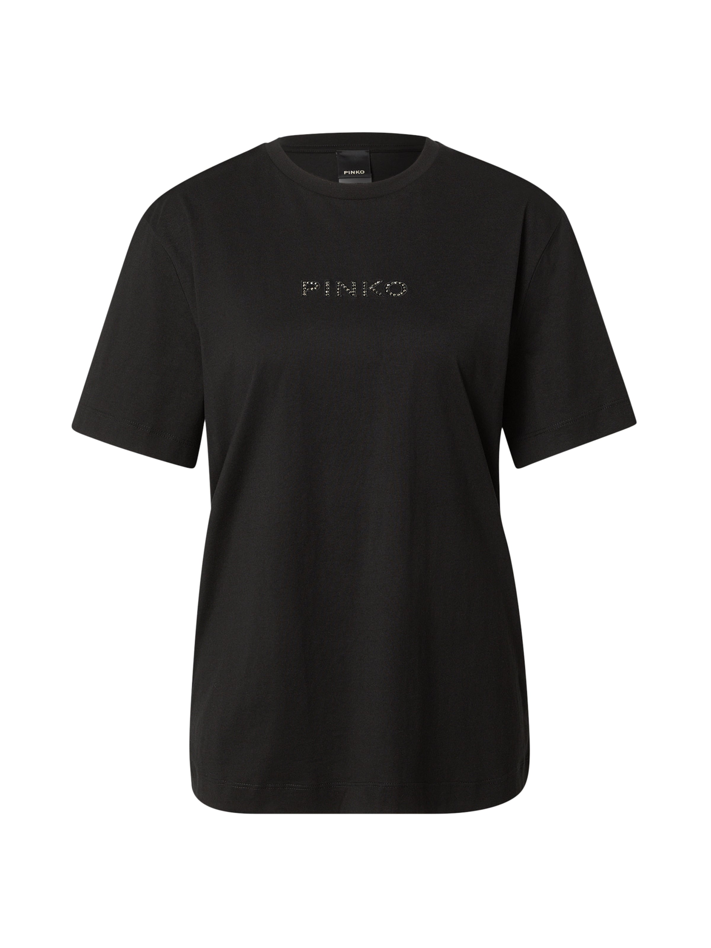 T-shirt 'STREPITOSO' PINKO en noir : devant