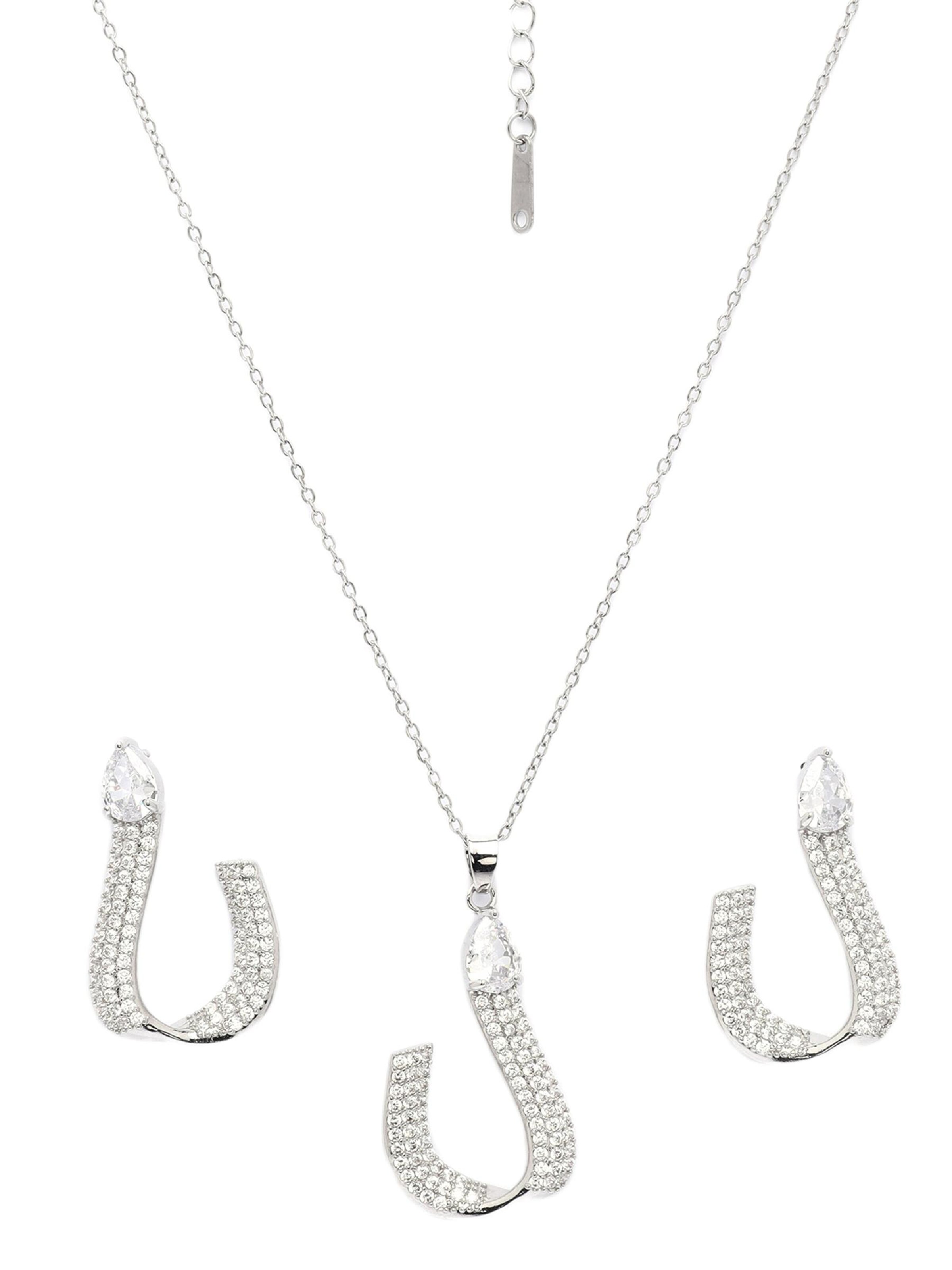 AVANT-GARDE PARIS - Conjunto de joyería 'Ilonana' en plata