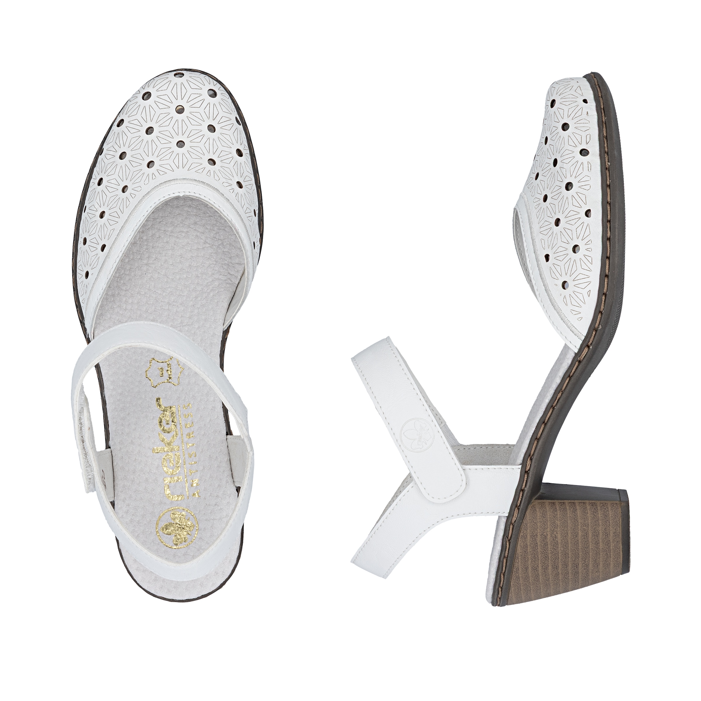 Escarpins '40991' Rieker en blanc