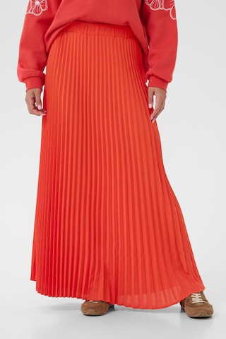 Cream Skirt 'CRCharline' in Red: front