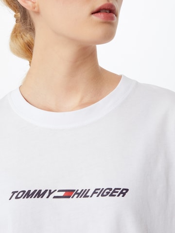 Tricou funcțional de la Tommy Sport pe alb