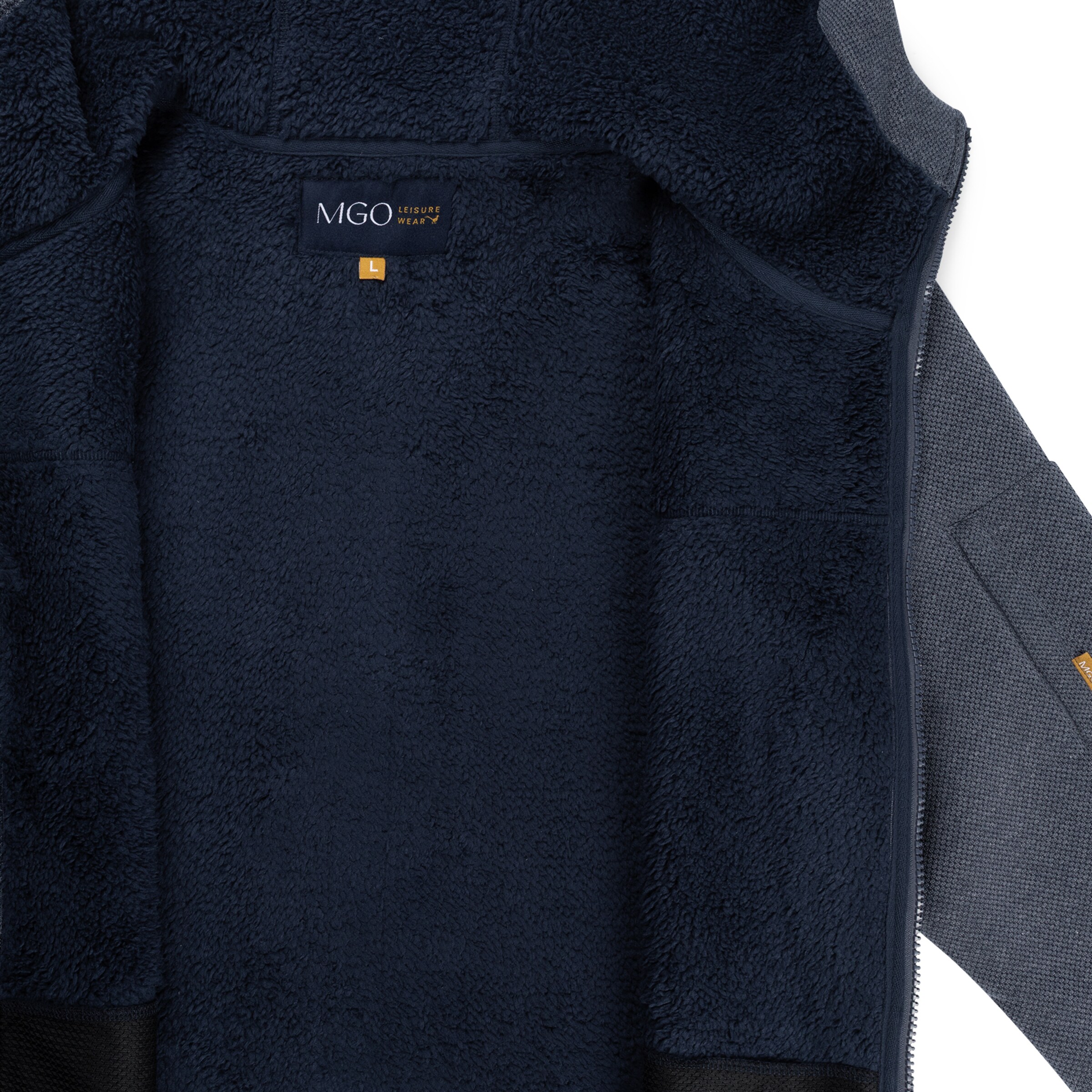MGO Sweatvest 'Maddox' in Blauw