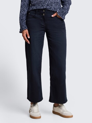 TOM TAILOR Loose fit Pants in Blue: front
