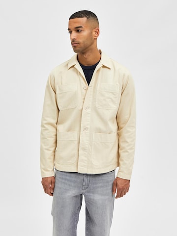 SELECTED HOMME Comfort Fit Skjorte 'Tony' i beige: forside