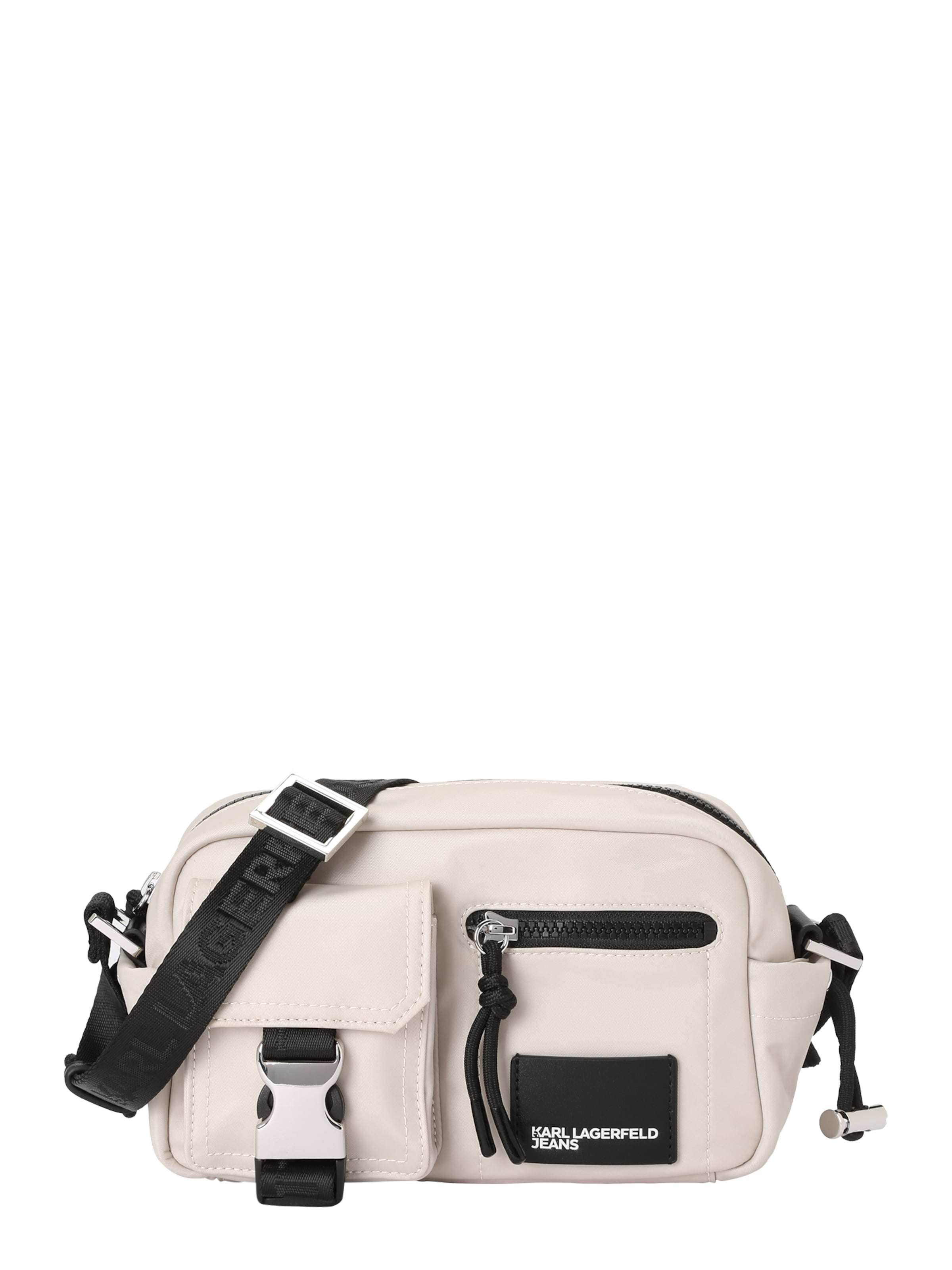 Borsa a tracolla di KARL LAGERFELD JEANS in grigio: frontale