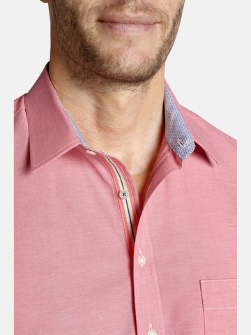 Charles Colby Regular fit Button Up Shirt 'Yven' in Pink