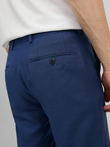 JACK & JONES Regular Bügelfaltenhose in Blau