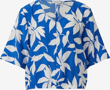 Chemisier s.Oliver en bleu : devant