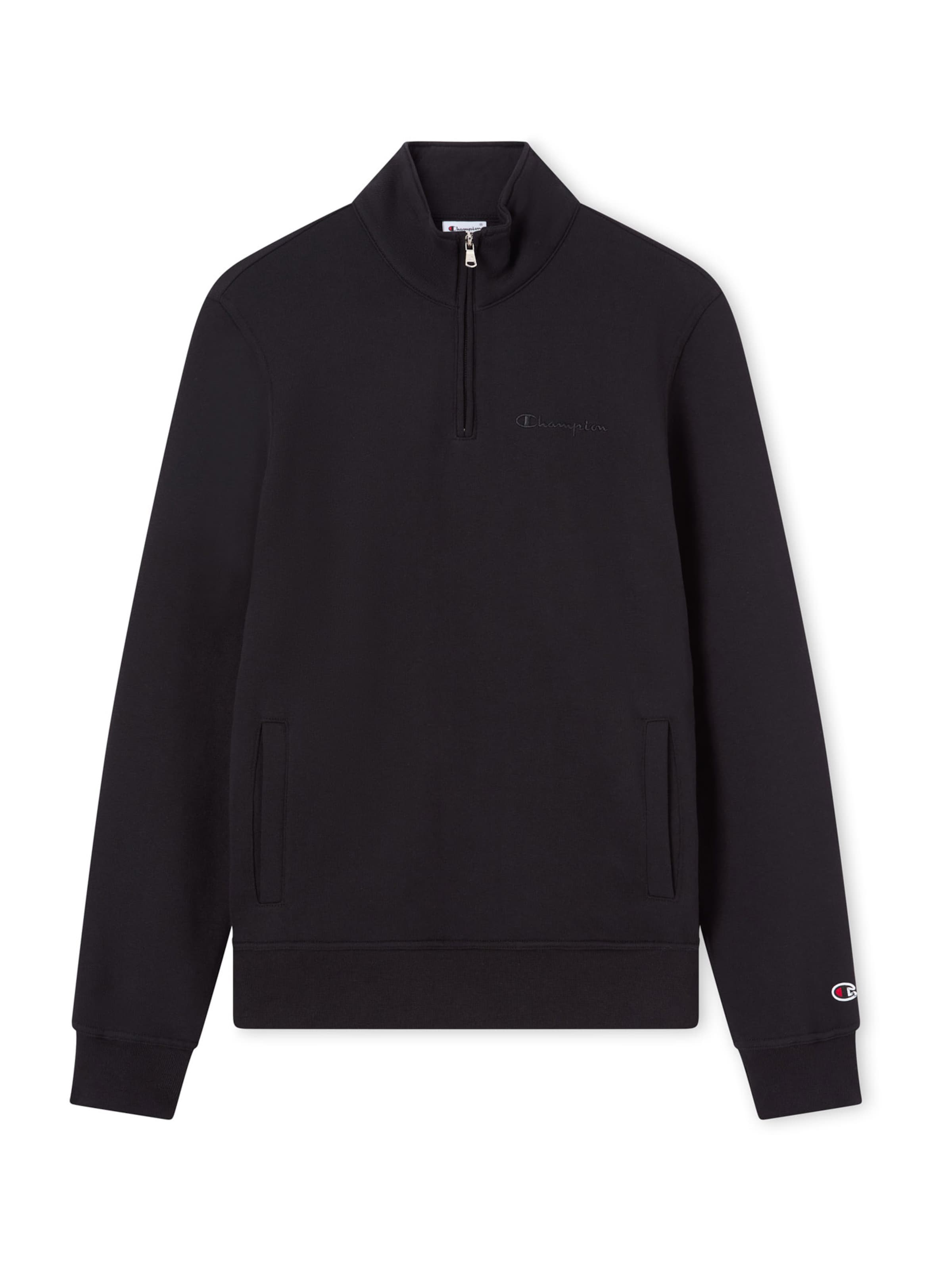 Champion Sweatshirt in Schwarz: Vorderseite