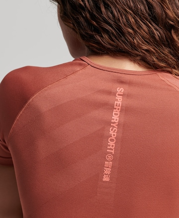 Superdry Performance Shirt in Brown