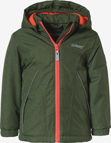 Outburst Winter Jacket in Green: front