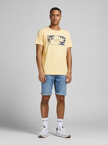 JACK & JONES Shirt 'Haazy' in Yellow