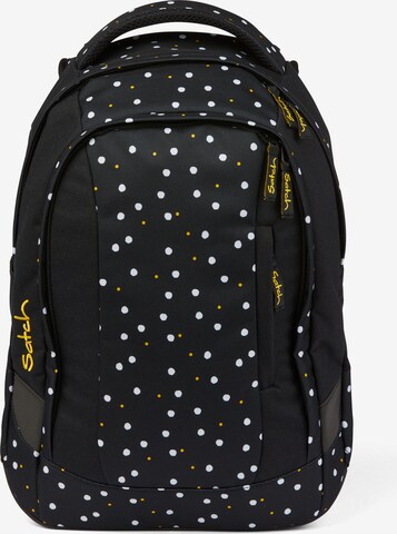 Satch Backpack in Black: front