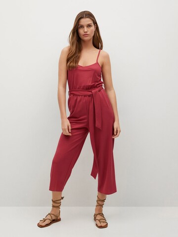 MANGO Jumpsuit 'DOMENICO' i röd