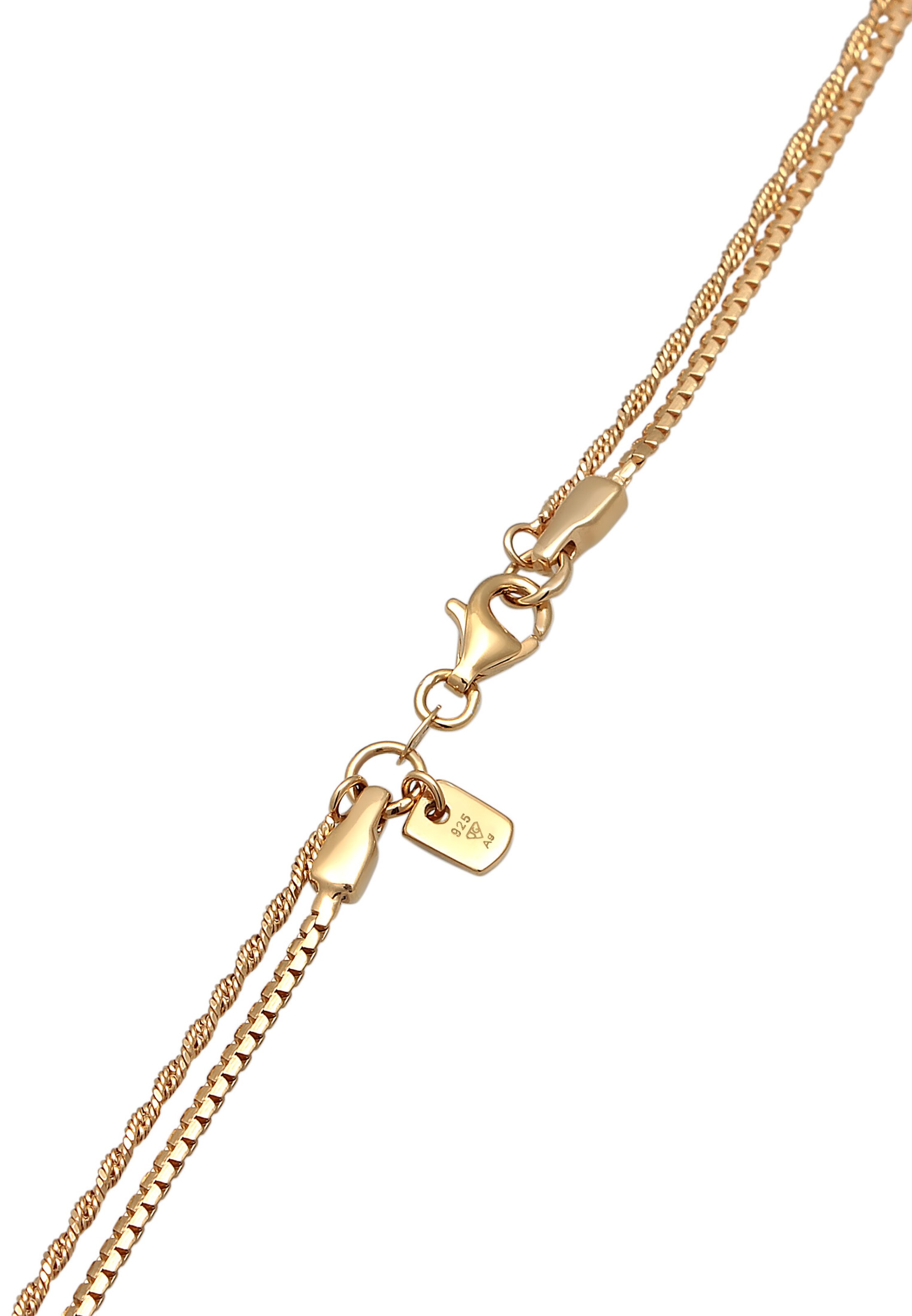 KUZZOI Necklace 'Kreuz' in Gold