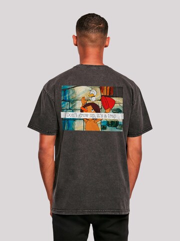 T-Shirt 'Heroes of Childhood Pinocchio' F4NT4STIC en noir