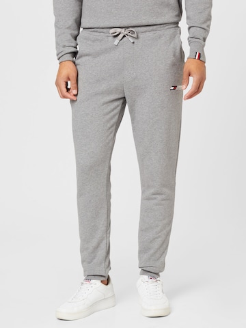 TOMMY HILFIGER Tapered Trousers in Grey: front