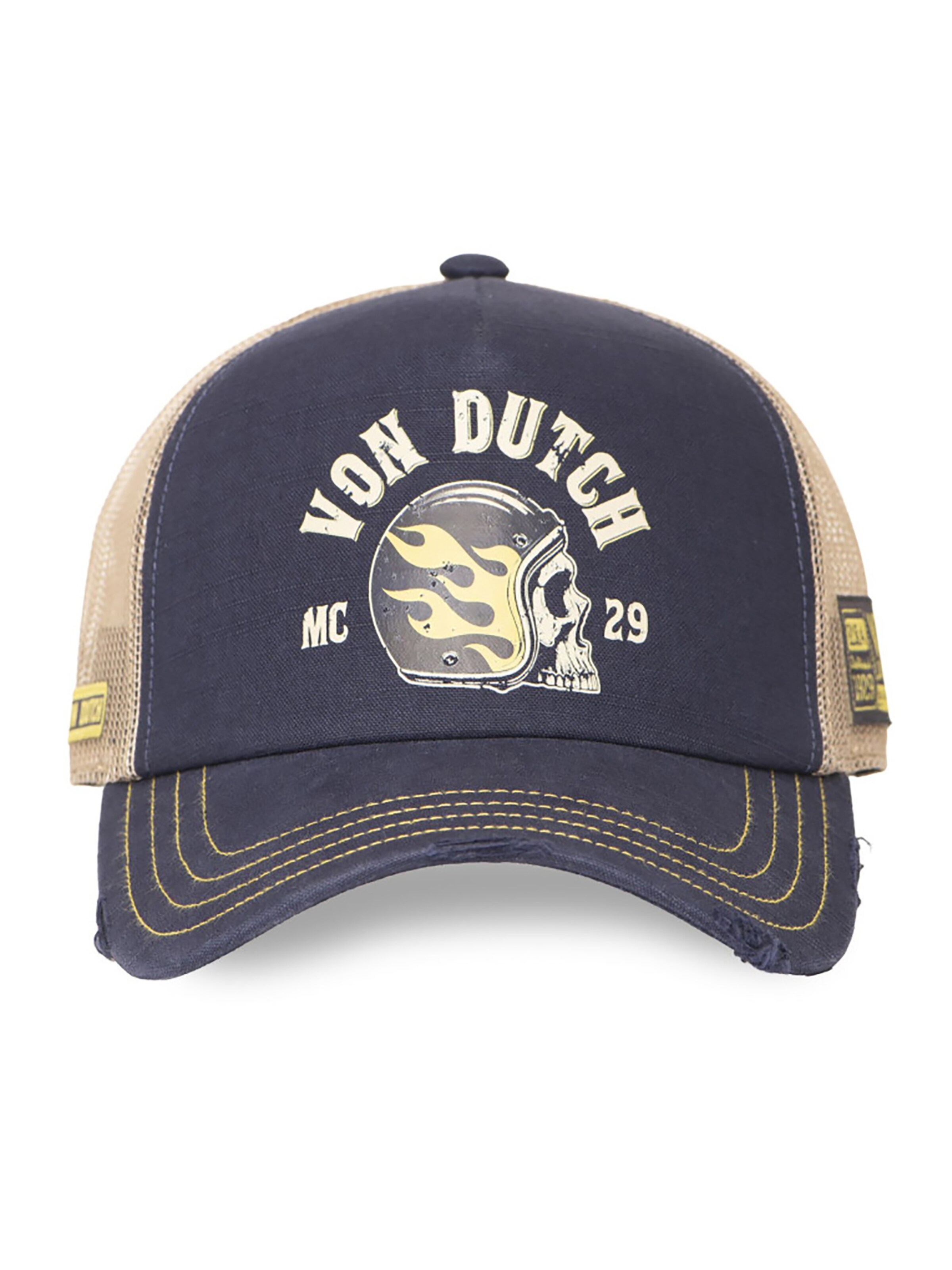 Von Dutch Cap 'Crew Helmet' in Beige