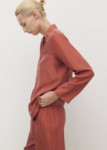 MANGO Schlafshirt 'Habo' in Orange