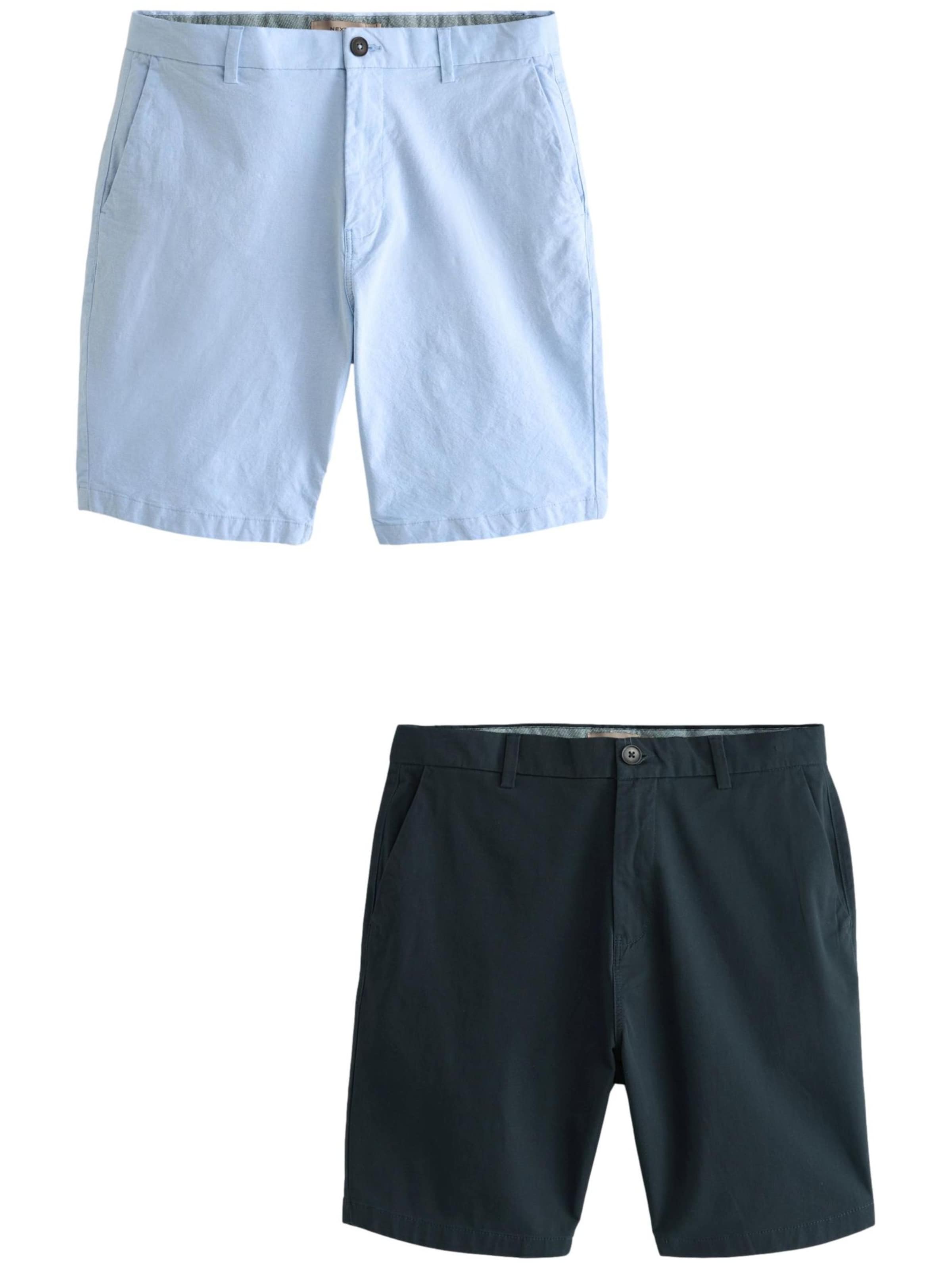 Next Regular Chino Pants in Blue: front