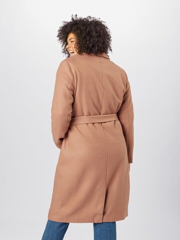 ONLY Carmakoma Between-Seasons Coat 'Tina' in Brown