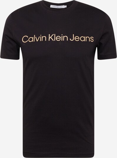Maglietta Calvin Klein Jeans di colore giallo pastello / nero, Visualizzazione prodotti