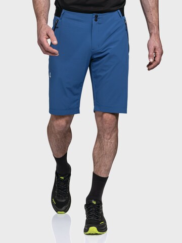 Regular Pantalon outdoor ' Hiking Shorts Style Blaustein MNS ' Schöffel en bleu : devant