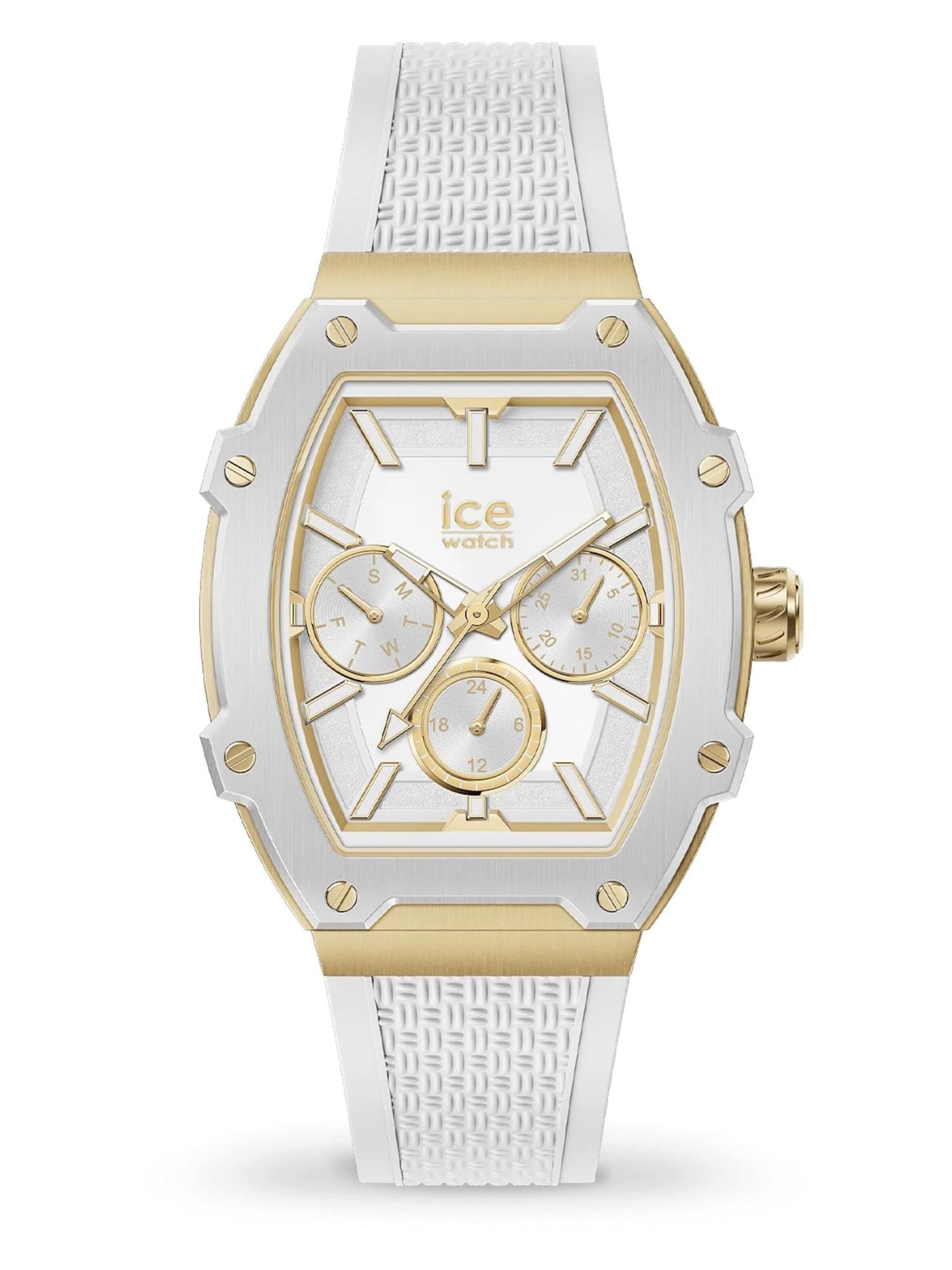 ICE WATCH Uhr 'Boliday' in Weiß: Vorderseite