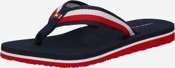 TOMMY HILFIGER Teenslipper 'CORPORATE BEACH' in Blauw: voorkant