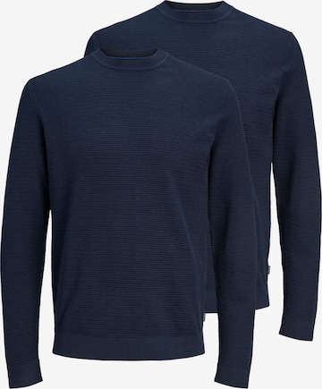 JACK & JONES Sweater 'Bluriley' in Blue: front