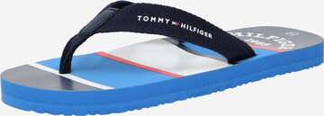 TOMMY HILFIGER Beach & Pool Shoes in Blue: front