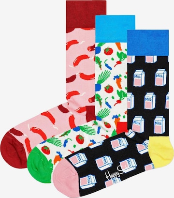 jauktas krāsas Happy Socks Zeķes: no priekšpuses