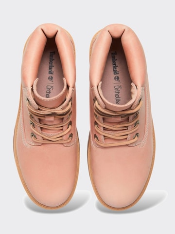 TIMBERLAND Veterlaarzen 'TB0A5THXA8M1 STONE STREET 6 INCH LACE UP BOOT LIGHT PINK FULL GRAIN' in Roze