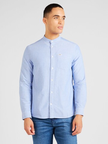 WRANGLER Regular Fit Skjorte i blå: forside