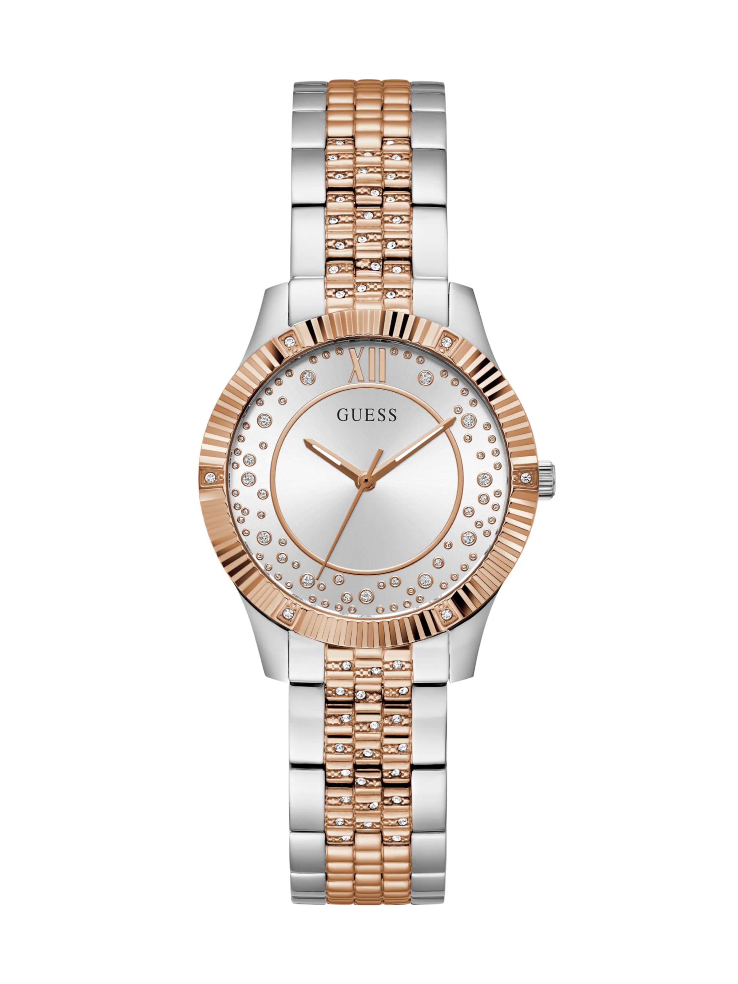 GUESS Analoguhr 'STARSTRUCK' in Gold: Vorderseite