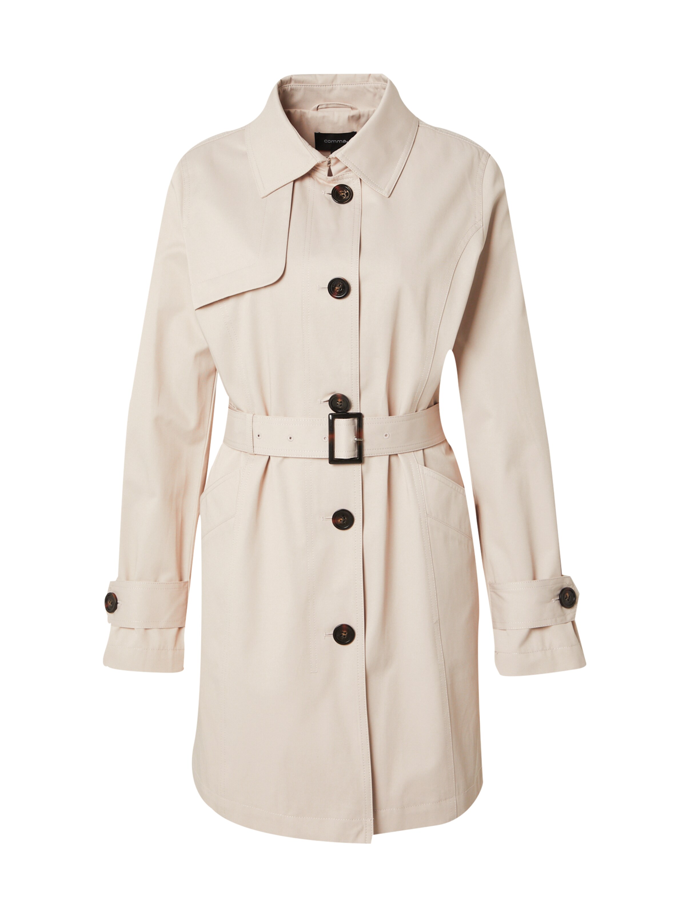 COMMA Between-seasons coat in Beige: front
