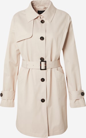 COMMA Between-Seasons Coat in Beige: front