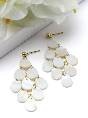 AVANT-GARDE PARIS Øreringe 'Solennea' i hvid