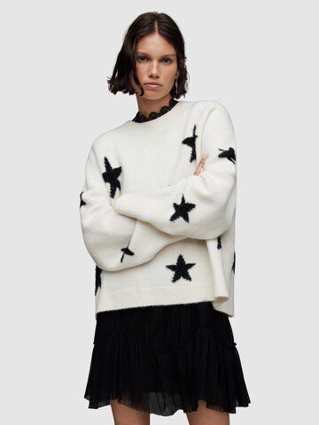 AllSaints Sweter 'STARLET' w kolorze biały: przód