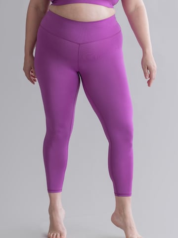 Hey Honey Skinny Leggings 'Cropped' in Purple