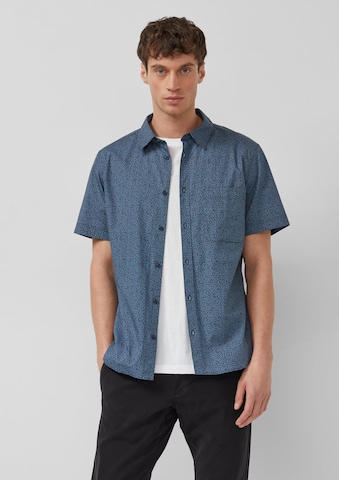 Coupe slim Chemise s.Oliver en bleu : devant
