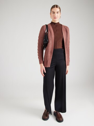 ABOUT YOU Knit Cardigan 'Saphira' in Red