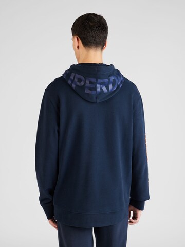 SuperdrySweater majica 'Locker' - plava boja