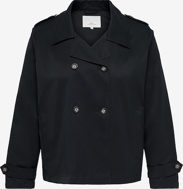 Manteau mi-saison 'CARHannah' ONLY Carmakoma en noir : devant