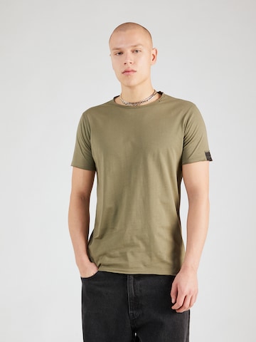 REPLAY - Camiseta en verde: frente
