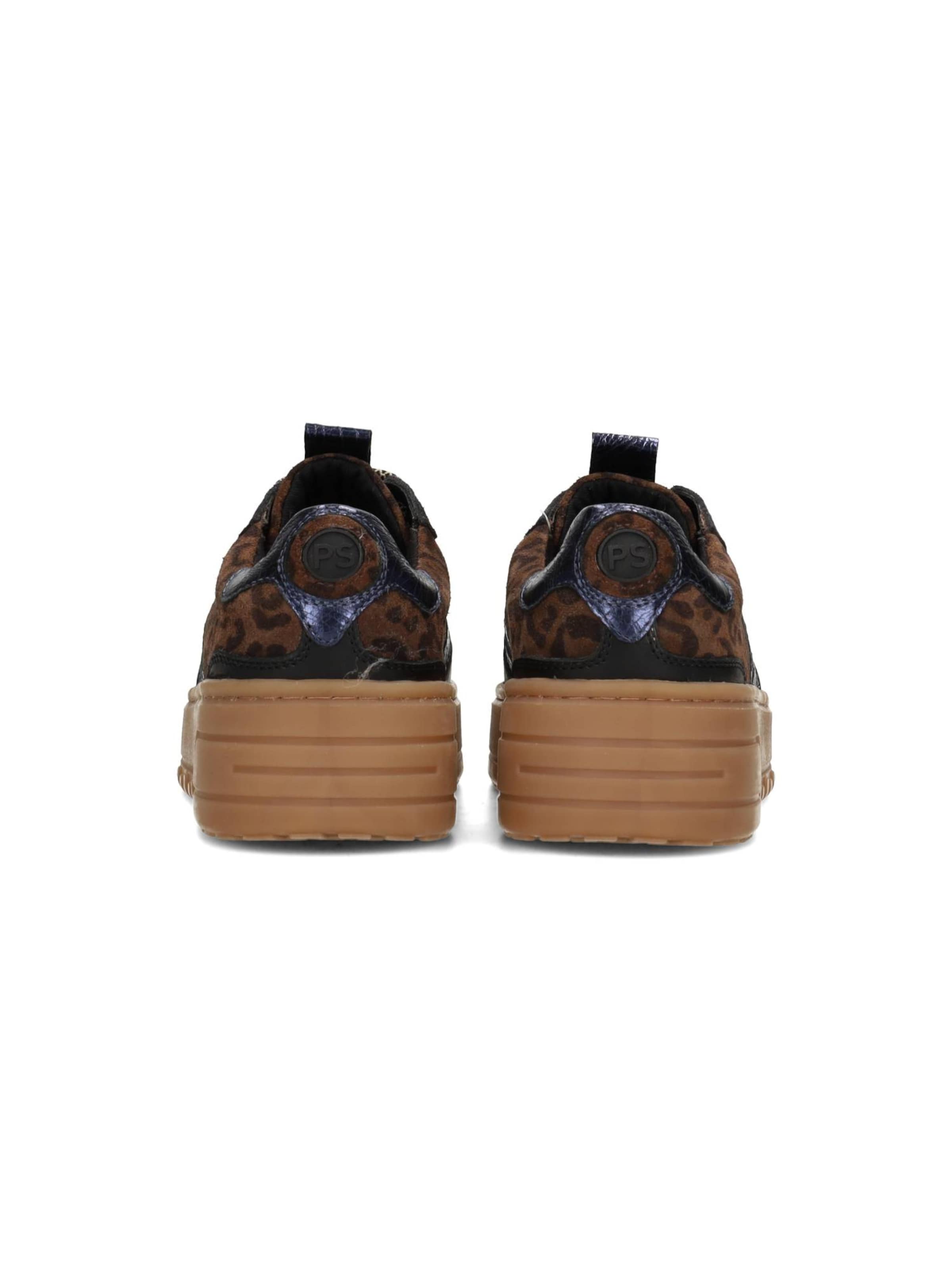 Baskets basses 'Anemone' PS Poelman en marron