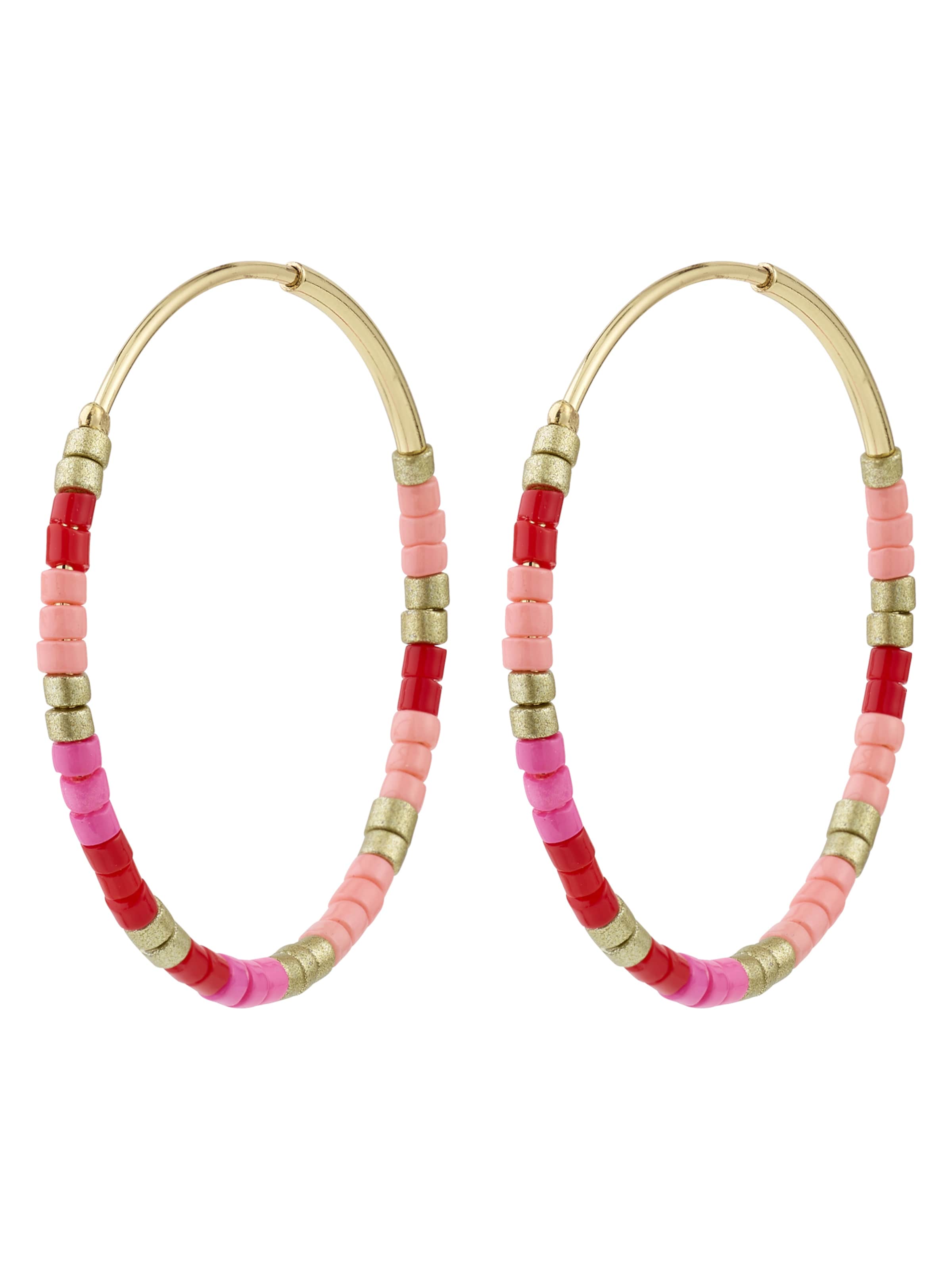 Pilgrim Oorbellen 'Alison' in de kleur Goud / Pink / Rosa, Productweergave