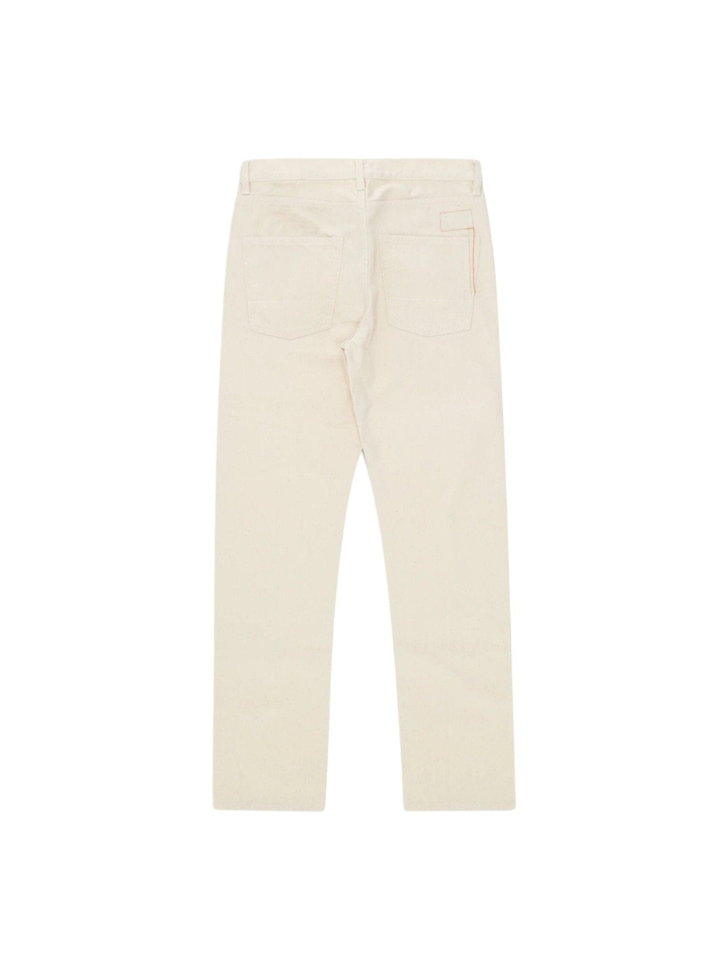 Fortela Regular Jeans '965 John Japan Selvedge Denim 5-Pocket Regular Fit Ecrù' in Beige
