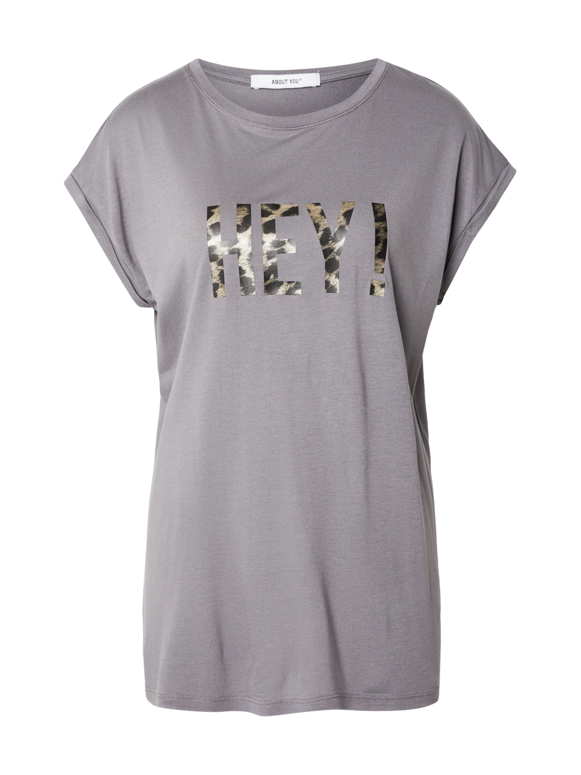 ABOUT YOU T-Shirt 'Amanda' in Grau: Vorderseite