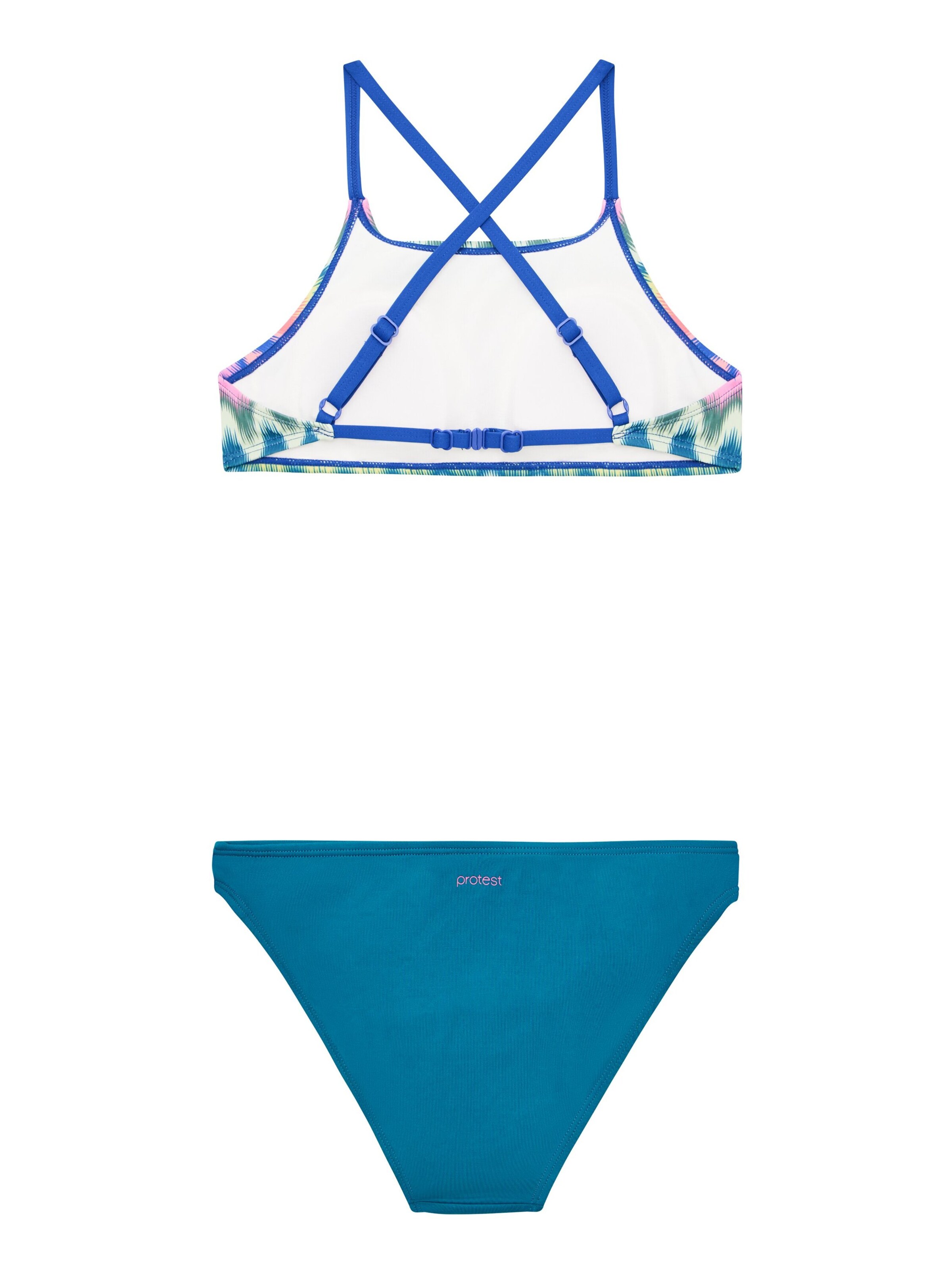 PROTEST Bustier Bikini 'PRTSyl JR' in Blauw